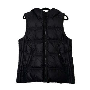 Lululemon Black Puffer Vest with Hood